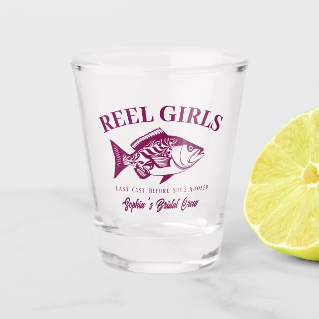 Bachelorette Party Hawaiian Shot Glass (Front)