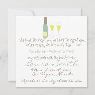 Bachelorette Party Invitation