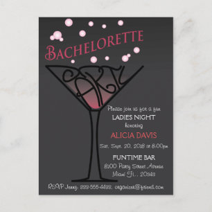Bachelorette party invitation