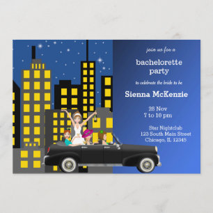 Bachelorette party invitation
