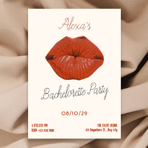 Bachelorette party invitation
