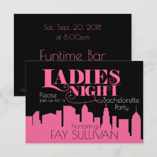 Bachelorette party invitation design