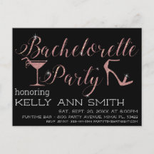Bachelorette party invitation design