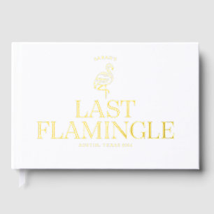 Bachelorette Party LAST FLAMINGLE Photo Guest Book