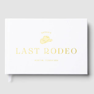 Bachelorette Party LAST RODEO Photo Guest Book
