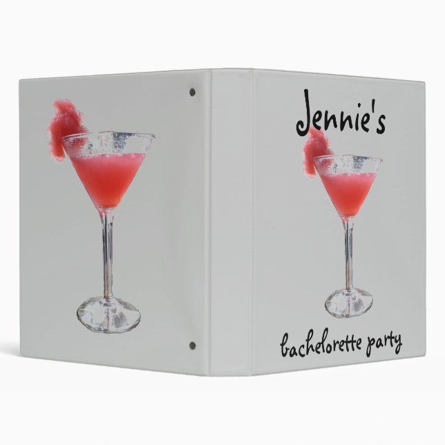 Bachelorette Party memory book Binder (Background)