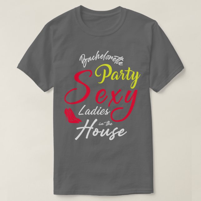 Bachelorette Party nice Bride Gift T-Shirt (Design Front)