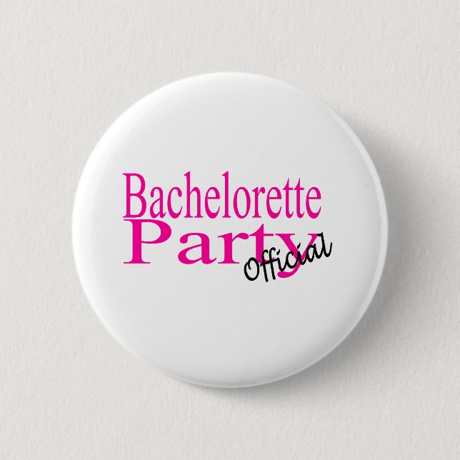 Bachelorette Party (Official) 2 Inch Round Button (Front)
