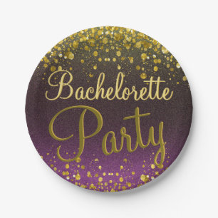 Bachelorette Party Paper Plate