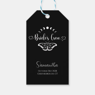 Bachelorette party personalized celestial gothic gift tags