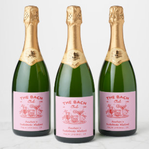Bachelorette Party Personalized Champagne Label