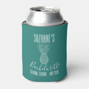 Bachelorette Party Personalized Pineapple Can Cooler
