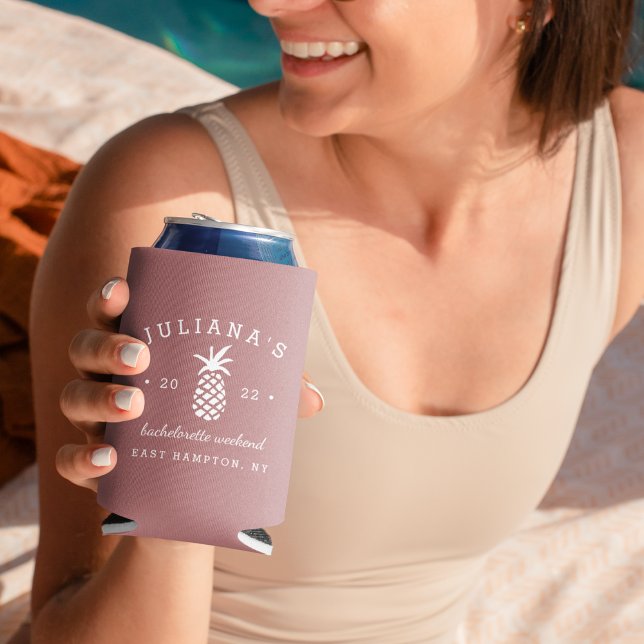 Bachelorette Party Pineapple | Personalized Can Cooler (Creator Uploaded)