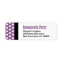 BACHELORETTE PARTY Polka Dot Motif BS13
