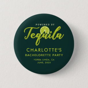 Bachelorette Party Powered by Tequila Keepsake 2 Inch Round Button