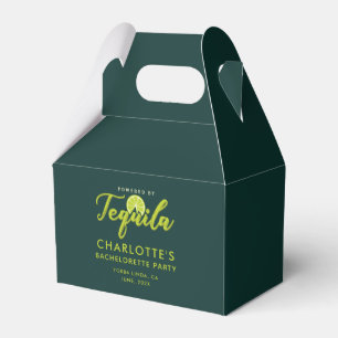 Bachelorette Party Powered by Tequila Keepsake Favor Box