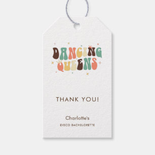 Bachelorette Party Retro Disco Custom Gift Tags