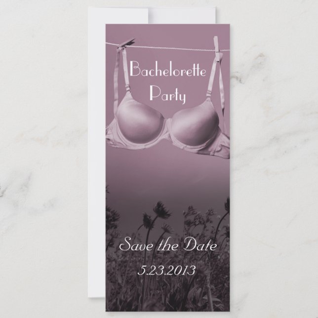 Bachelorette Party Save The Date (Front)