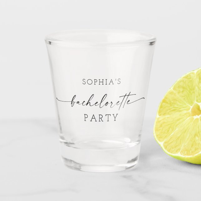 Bachelorette Party Shot Glass (Front)
