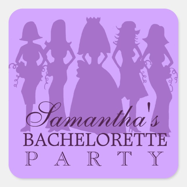 Bachelorette party sticker (Front)