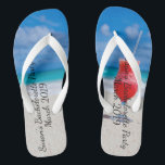 Bachelorette Party Tropical Beach Drink Cruise Flip Flops<br><div class="desc">This design was created through digital art. It may be personalized by clicking the customize button and changing the colour, adding a name, initials or your favourite words. Contact me at colorflowcreations@gmail.com if you with to have this design on another product. Purchase my original abstract acrylic painting for sale at...</div>