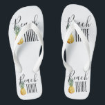 Bachelorette Party Tropical Beach Tribe Trip Flip Flops<br><div class="desc">This design was created through digital art. It may be personalized by clicking the customize button and changing the colour, adding a name, initials or your favourite words. Contact me at colorflowcreations@gmail.com if you with to have this design on another product. Purchase my original abstract acrylic painting for sale at...</div>