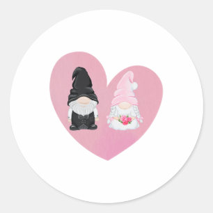 Bachelorette Party Wedding Honeymoon Gnome Groom A Classic Round Sticker