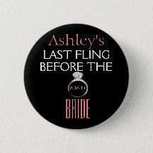 Bachelorette Pin- Bride