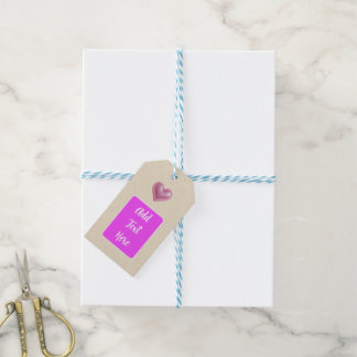 Bachelorette Pink Party Gift Tags