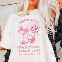 Bachelorette Retro Disco Cocktail Blue & Pink