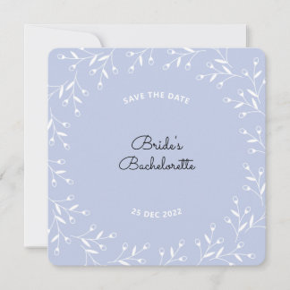 Bachelorette Save the Date card