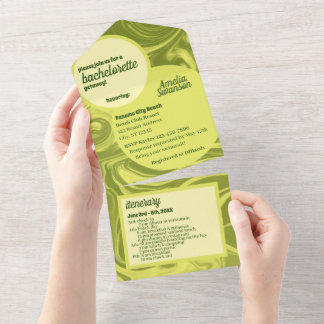 Bachelorette super tout en une invitation