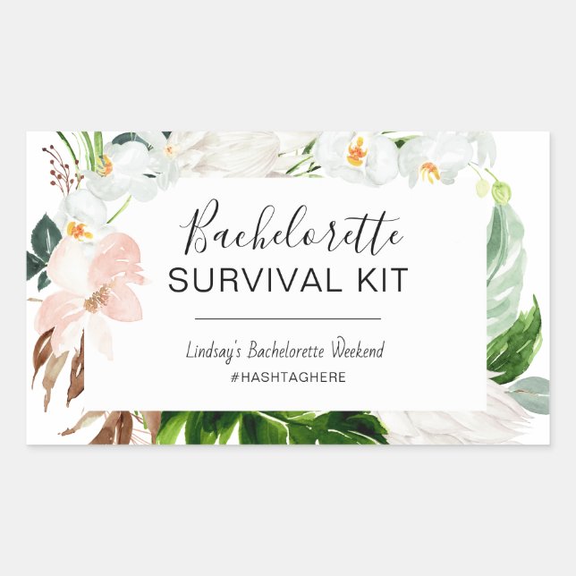 Bachelorette Survival Kit Sticker (Front)