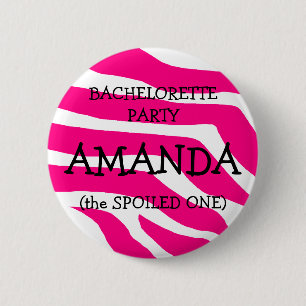 Bachelorette The Spoiled One 2 Inch Round Button