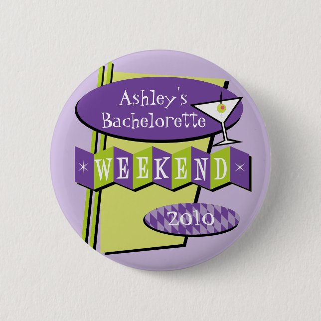 Bachelorette Weekend button (Front)