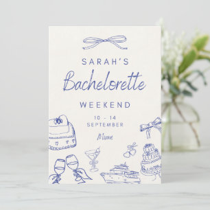 Bachelorette Weekend Customizable Invitation