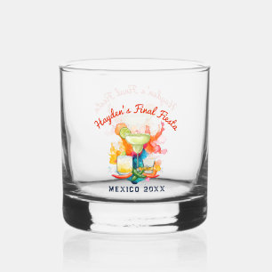 Bachelorette Weekend Final Fiesta Personalized Whiskey Glass