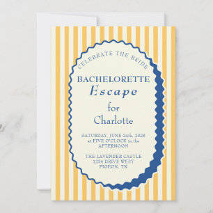Bachelorette Weekend Invitation