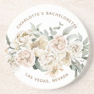 Bachelorette Weekend Party Favor Personalized Gift Coaster