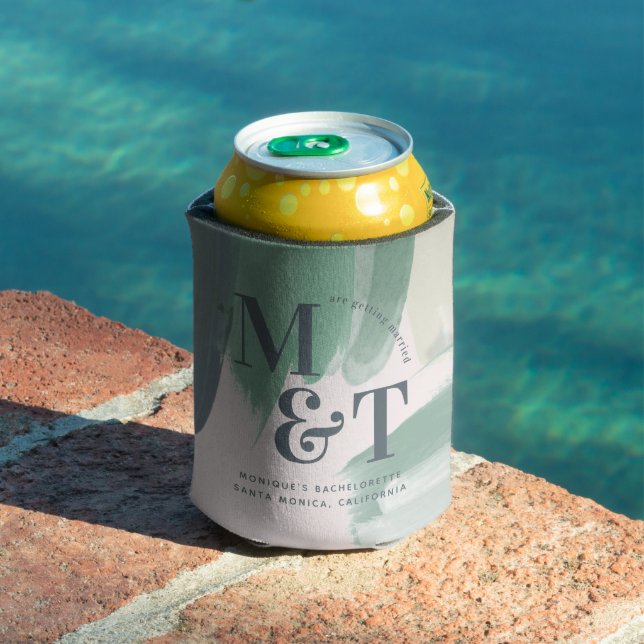 Bachelorette Weekend Party Favour Personalized  Can Cooler (In Situ Pool)