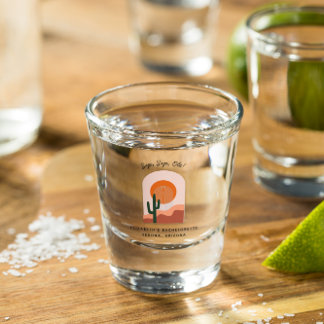 Bachelorette Weekend Party Favour Personalized Sho Shot Glass