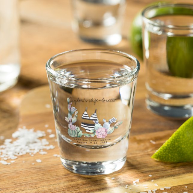 Bachelorette Weekend Party Favour Personalized Sho Shot Glass (Creator Uploaded)