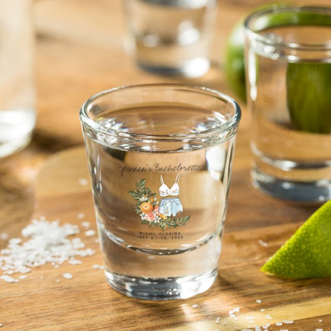 Bachelorette Weekend Party Favour Personalized Shot Glass (Creator Uploaded)