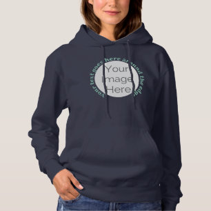 bachelorette your image here, photo custom text hoodie