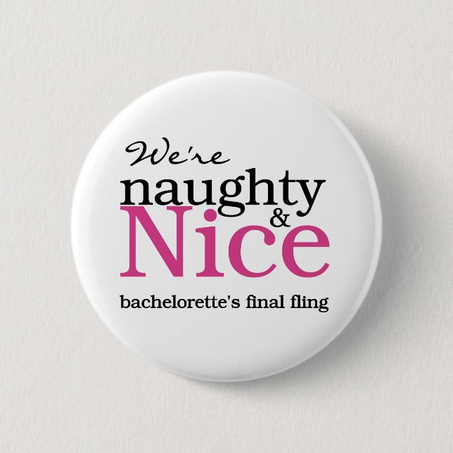 Bachelorettes Final Fling Pink 2 Inch Round Button (Front)