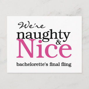 Bachelorettes Final Fling Pink Postcard