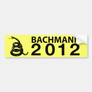 Bachmann 2012 bumper sticker