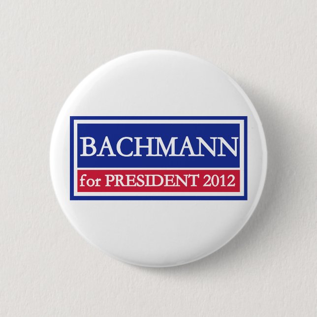 Bachmann for President 2012 2 Inch Round Button (Front)
