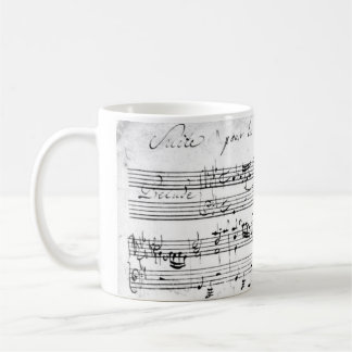 Bach's Lute Suite Coffee Mug