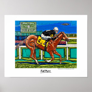 "Bacio and the Great Kentucky Speed Duel" Poster